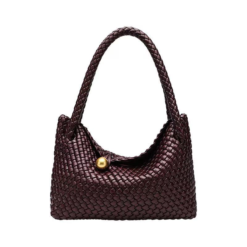 手工编织大容量单肩包时尚百搭女士斜挎包A612