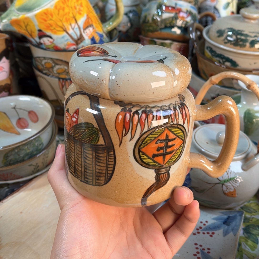 景德镇手工手绘杯