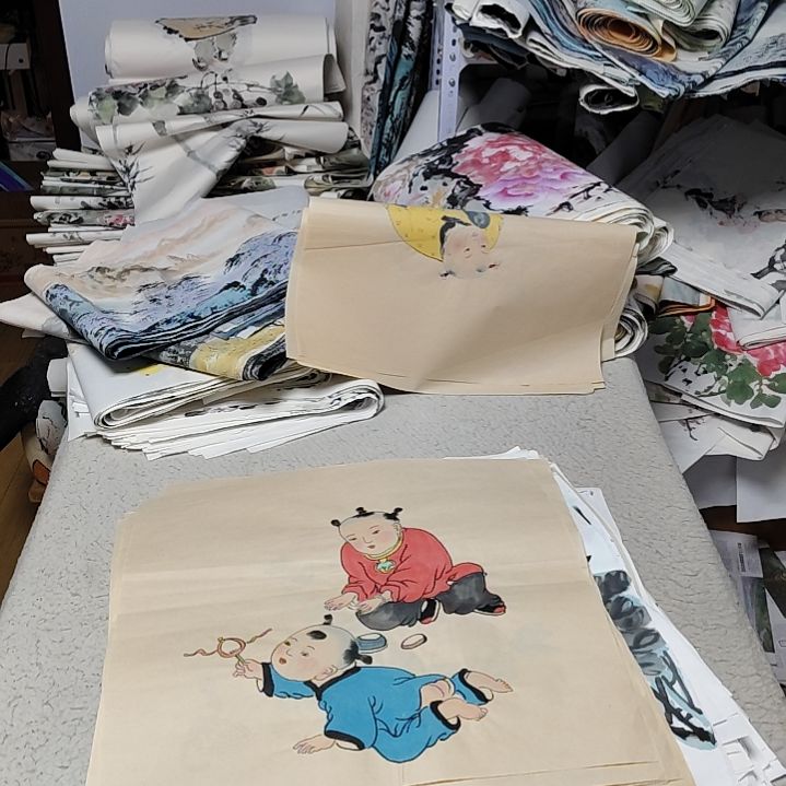 。***！国画落款后台备注