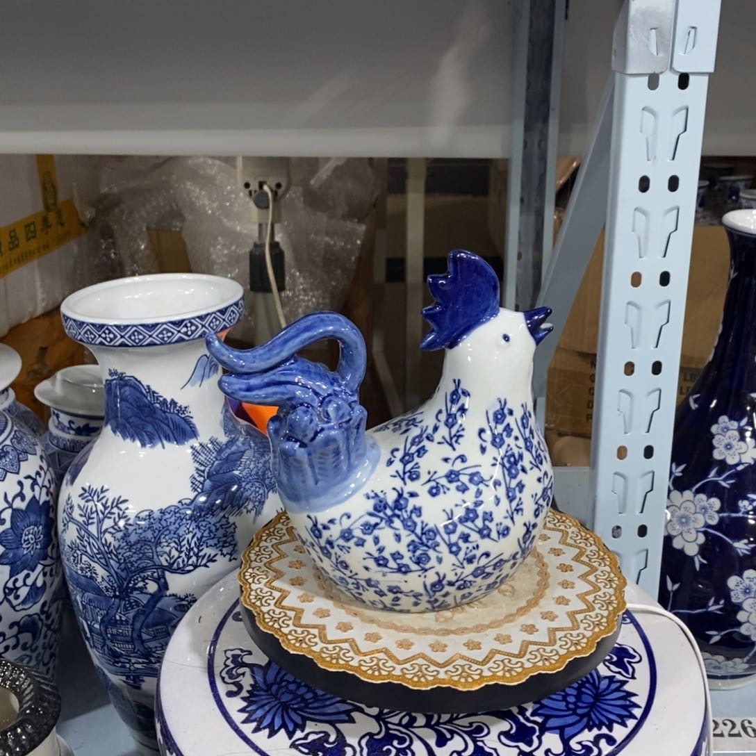 【闪购商品】摆件公鸡摆件花瓶摆件