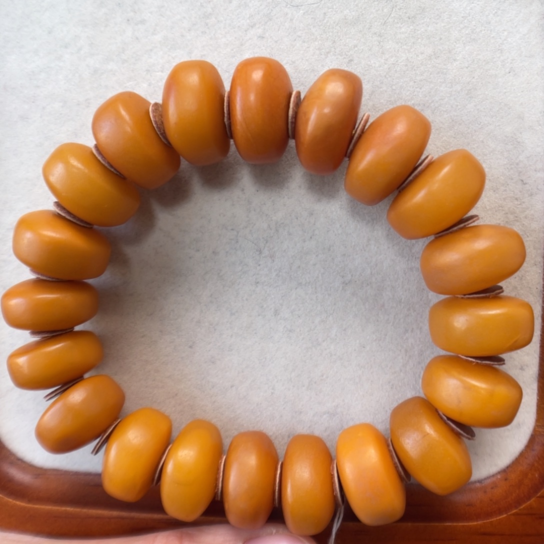 蜜蜡未镶嵌手串蜜蜡