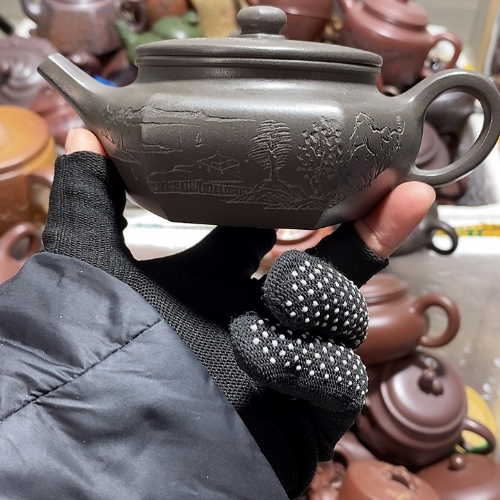 紫砂茶壶微瑕嘴瑕底瑕