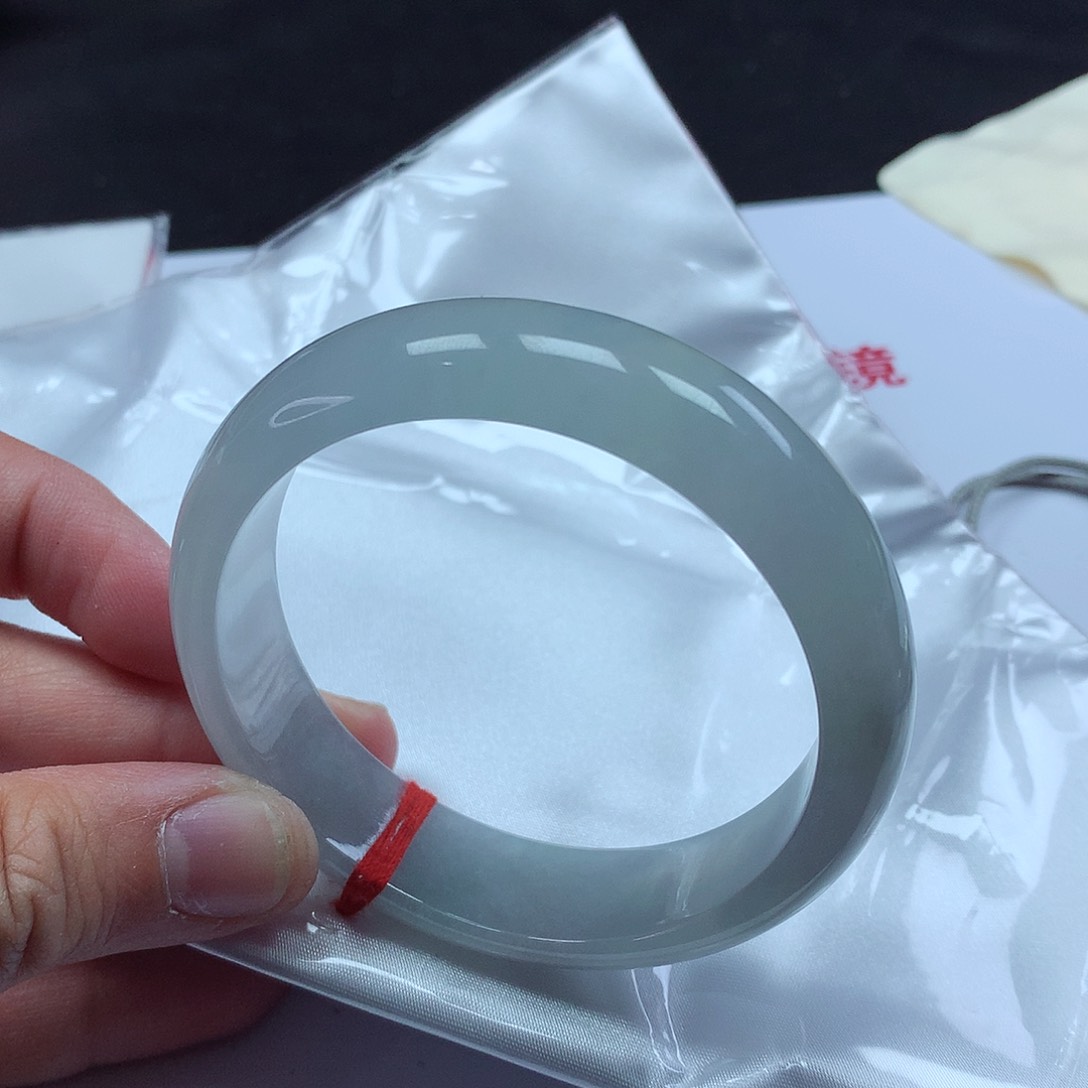 翡翠手镯未镶嵌58正圈