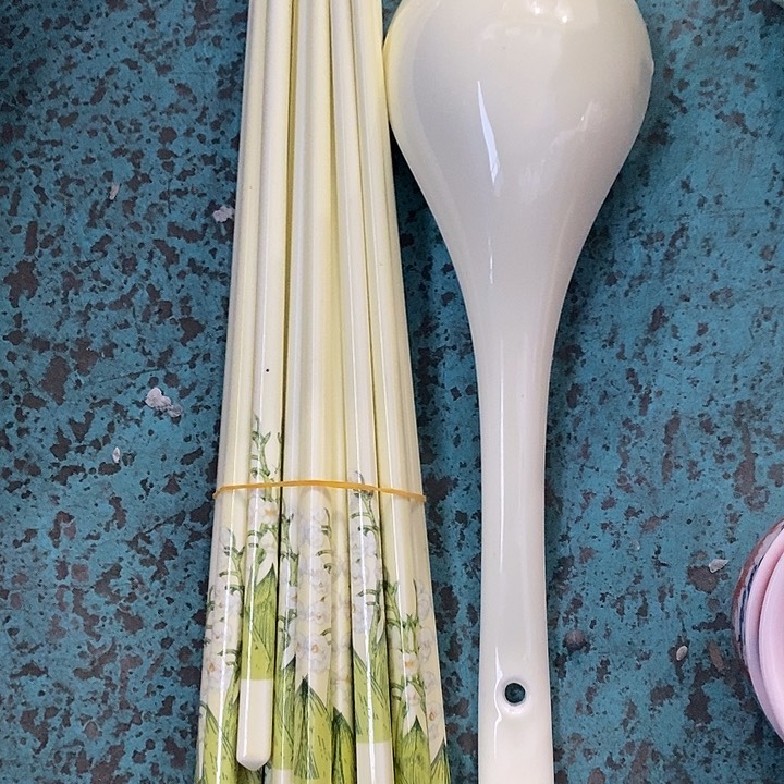 摆件陶黄稀土10双筷子➕大勺