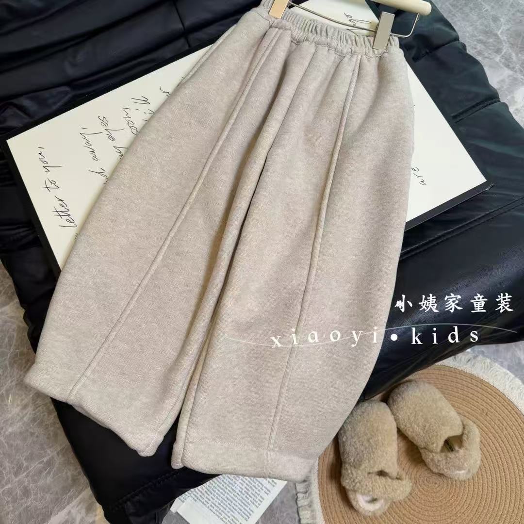 K123-青少年剪标加厚弯刀裤