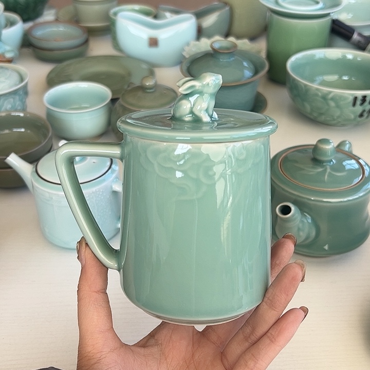 小米茶器龙泉青瓷