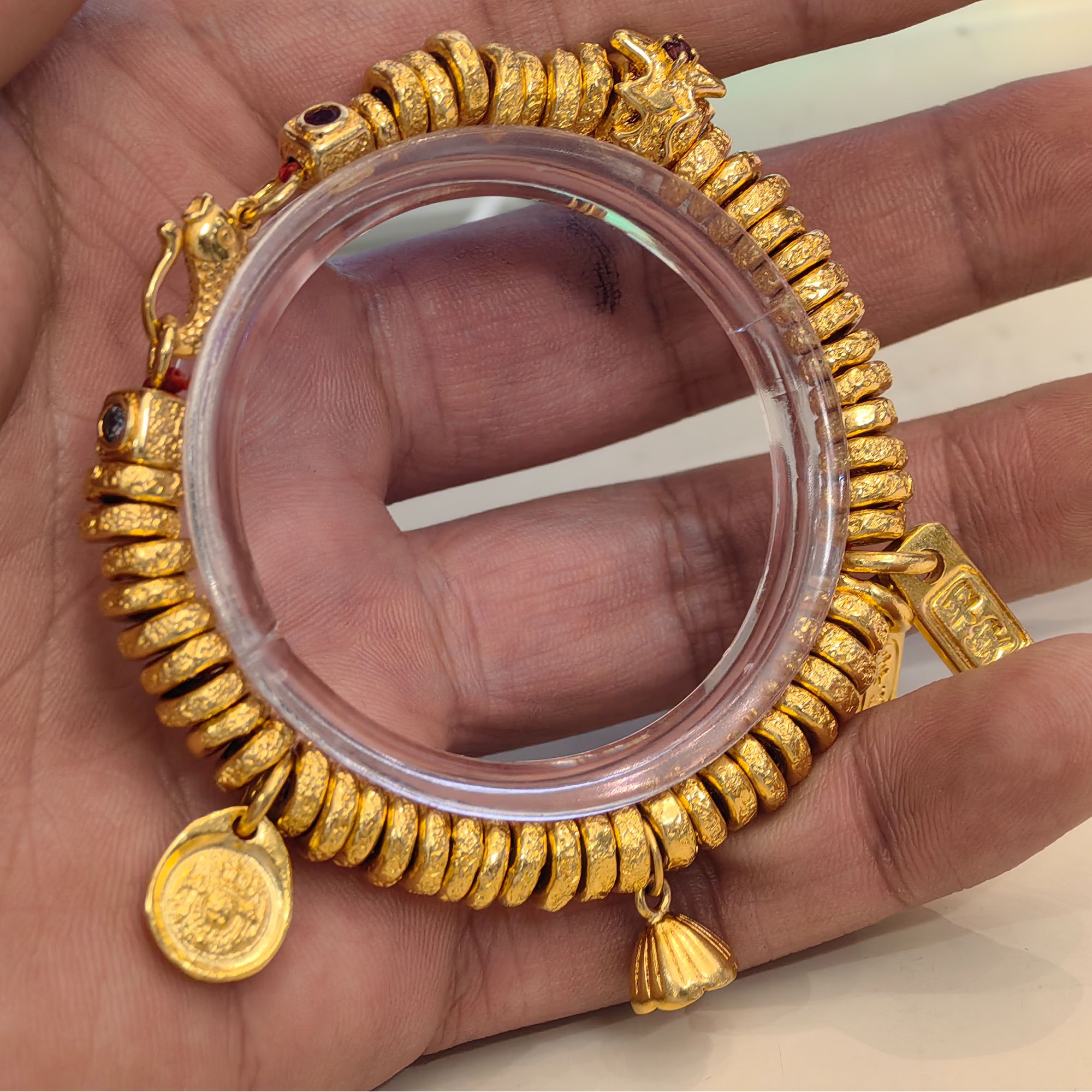 足银手链 纸醉金迷多宝盘缠手链扎基拉姆盘缠手链吉言盘缠手链