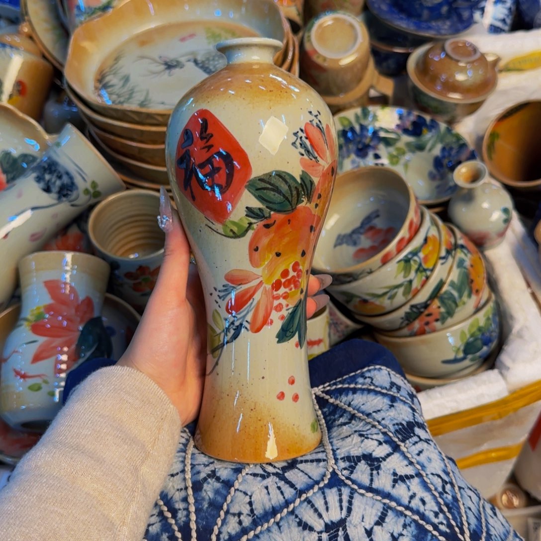 瓷片景德镇陶瓷手工手绘