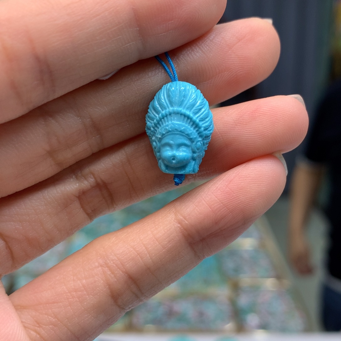 绿松石未镶嵌配饰