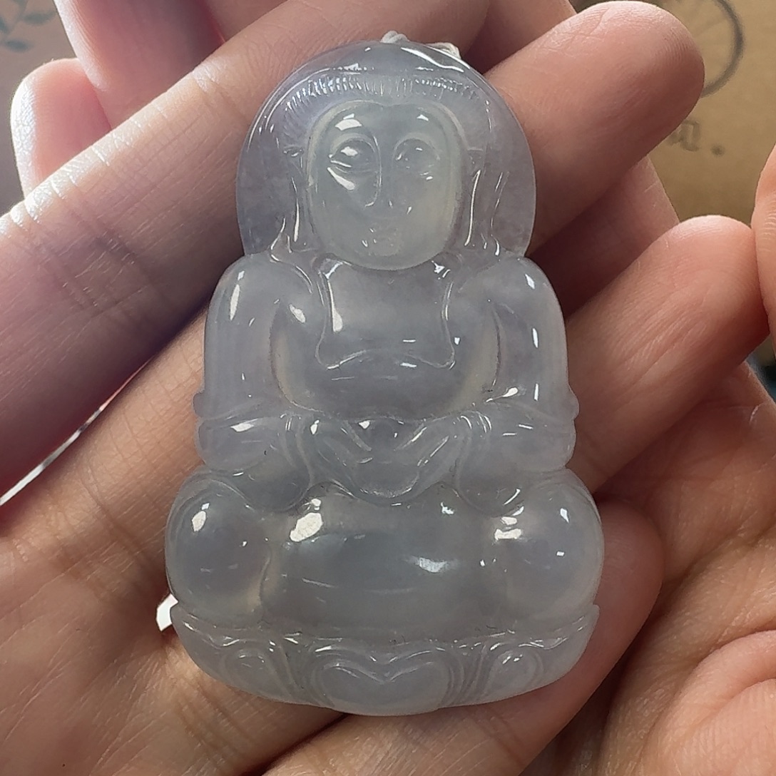 翡翠未镶嵌颈饰翡翠颈饰