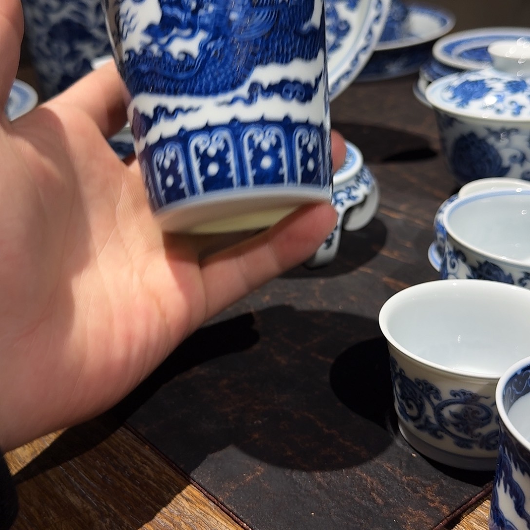 农***拳摆件陶景德镇高端龙
