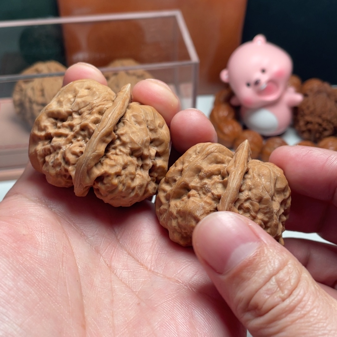 文玩核桃把件42蛤蟆头