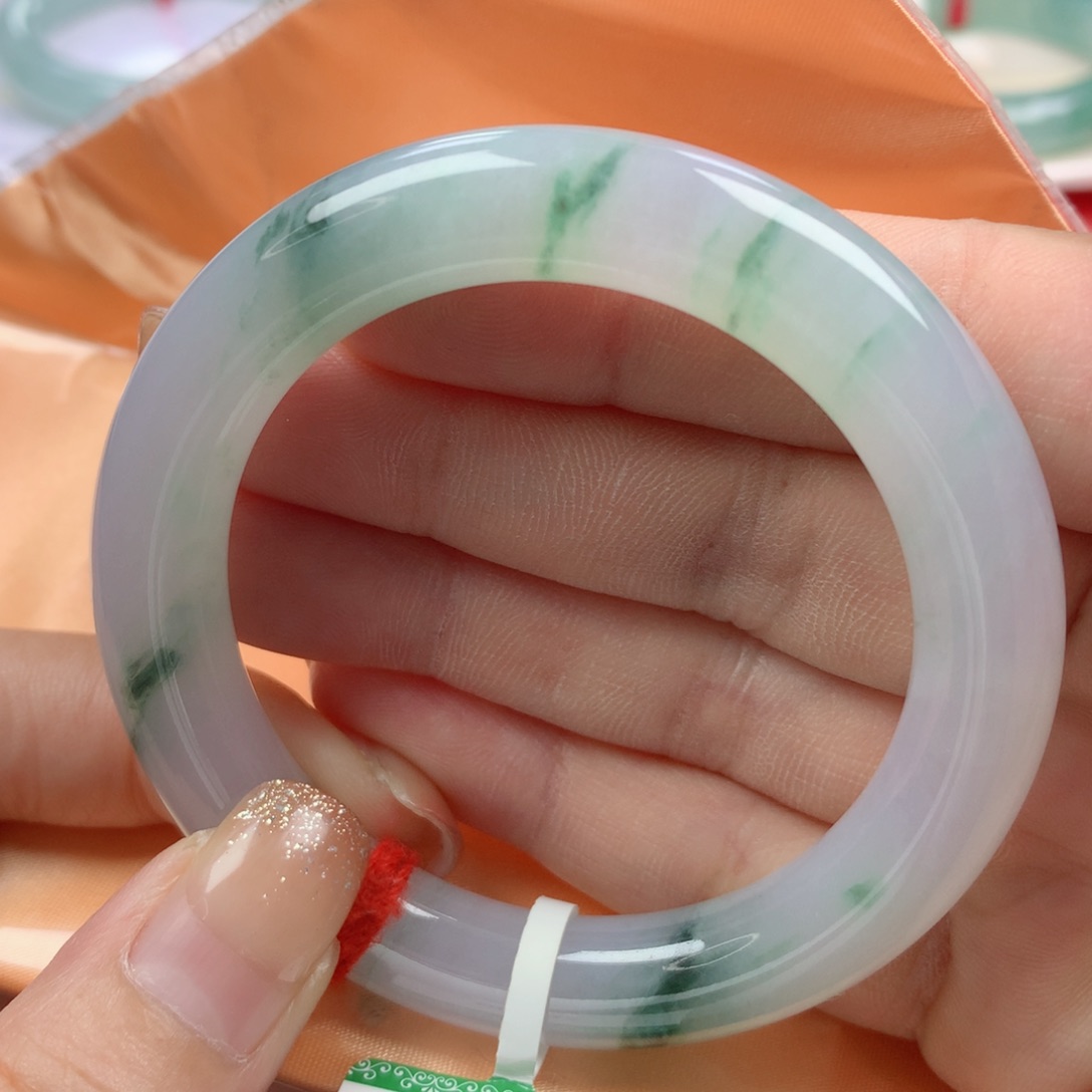 未镶嵌手镯翡翠缅甸天然翡翠51圈