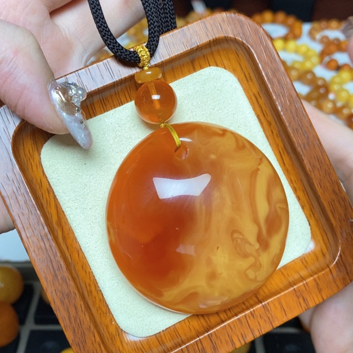 【闪购商品】蜜蜡颈饰未镶嵌项链