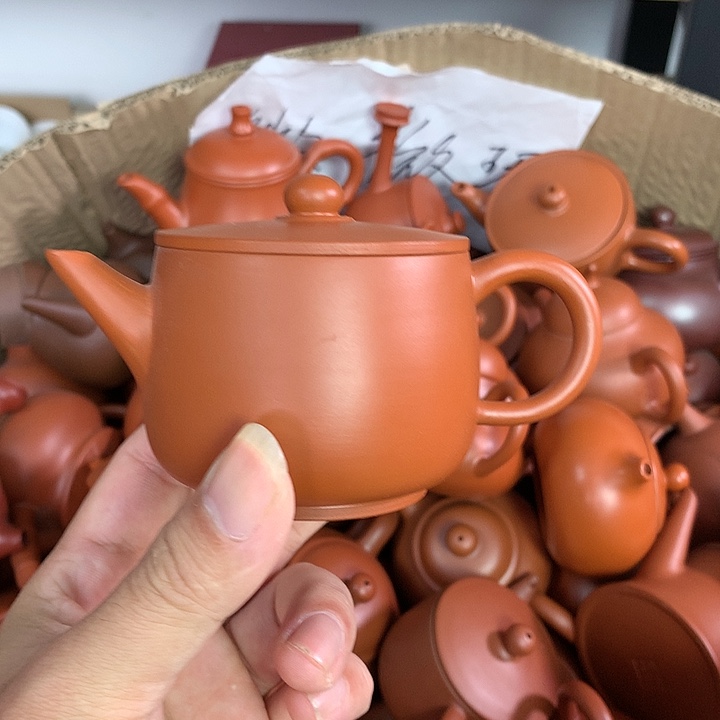 紫砂茶壶原矿朱泥茶壶茶具家用130