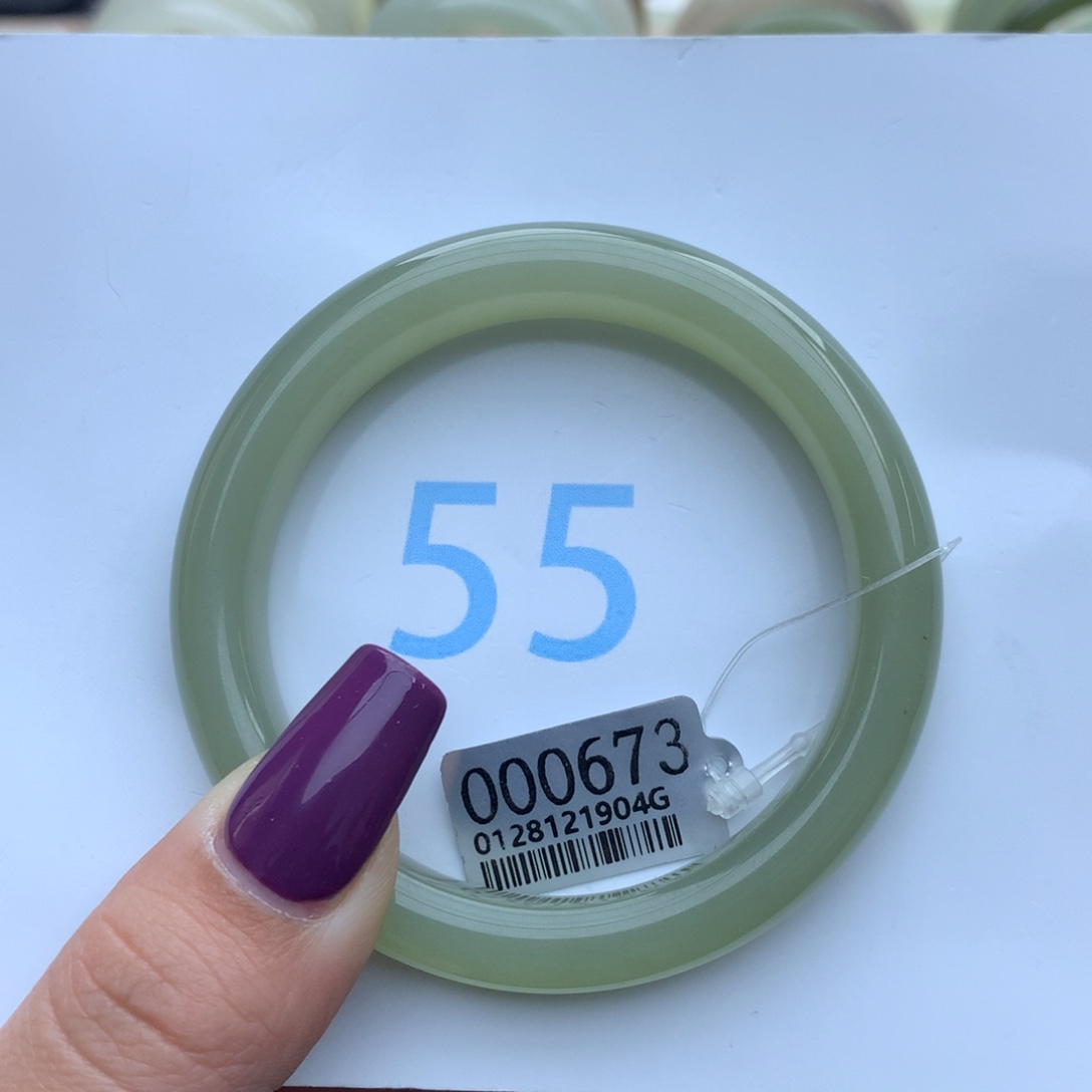 和田玉手镯未镶嵌L****路