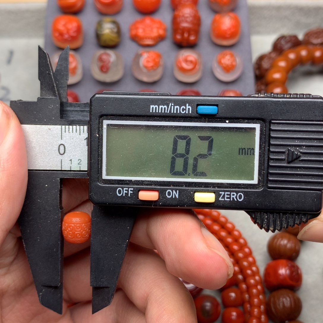 南红玛瑙未镶嵌回纹老型