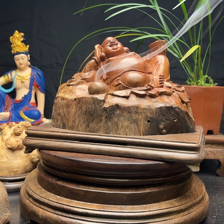 星***~荔枝木荔枝木香炉摆件