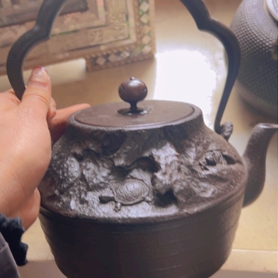 铁酒**巡中古工艺品摆件