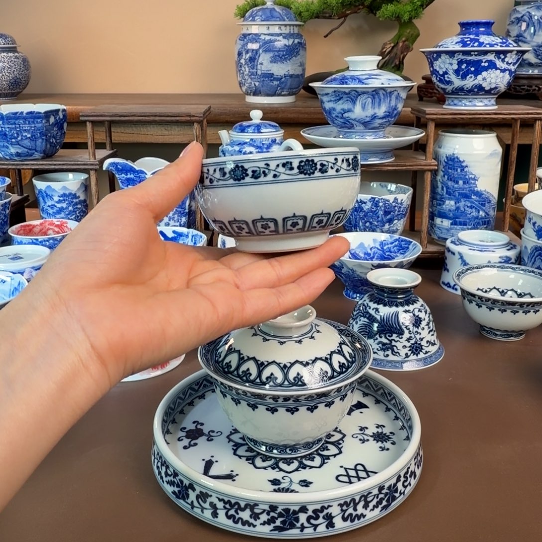 景德镇陶瓷手工手绘