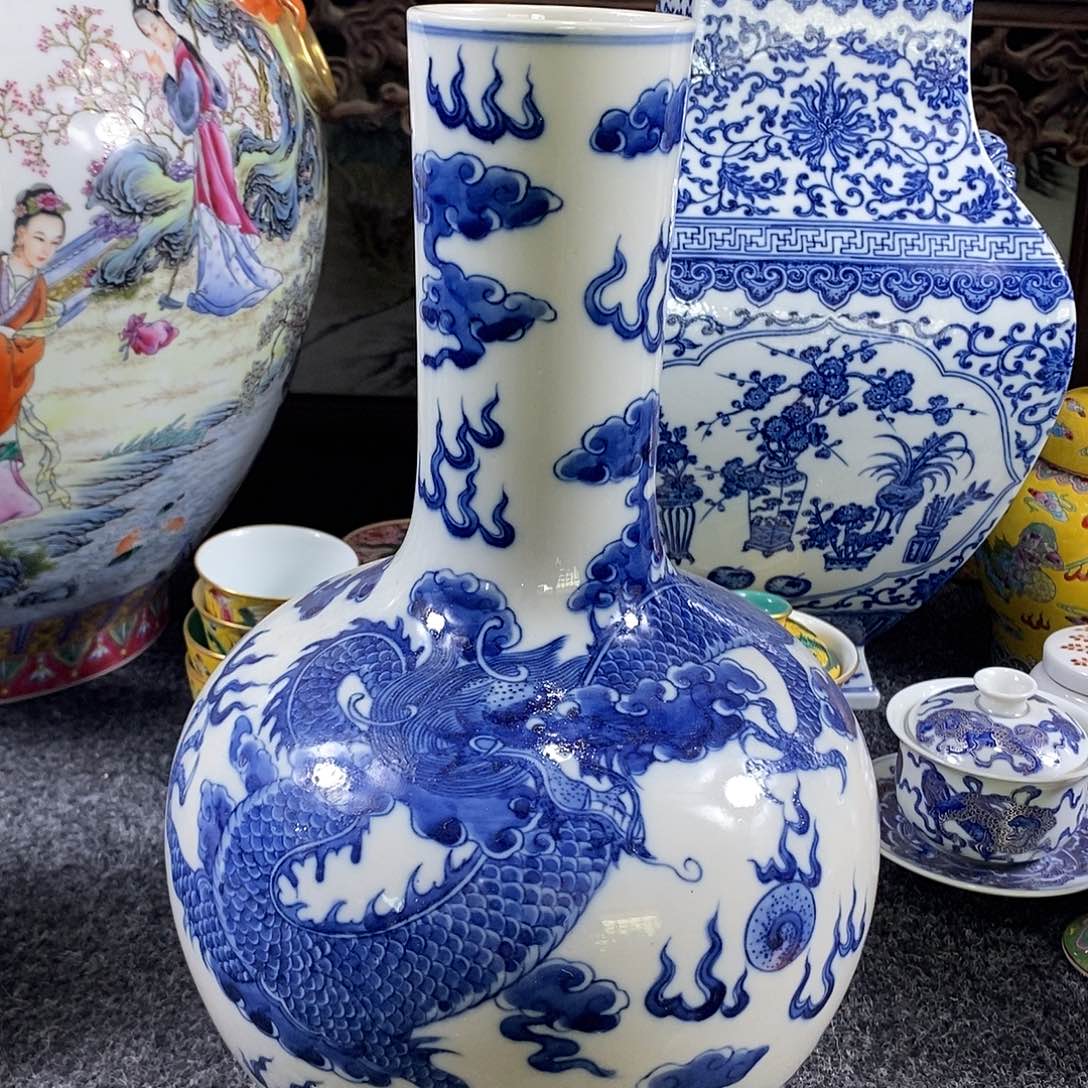 手工手绘陶瓷摆件工艺品