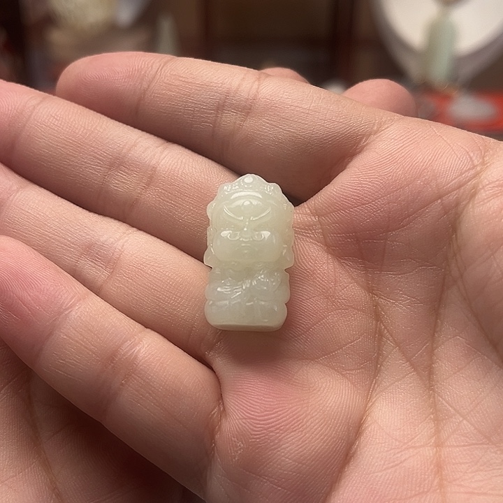 颈饰未镶嵌和田玉黄财神