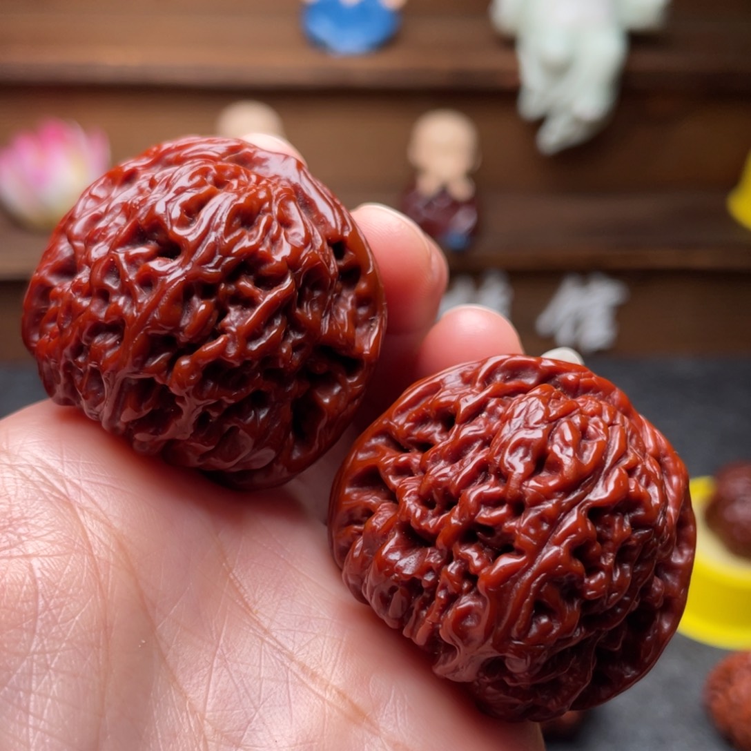 文玩核桃吊坠文玩核桃 手把件 南将石 40