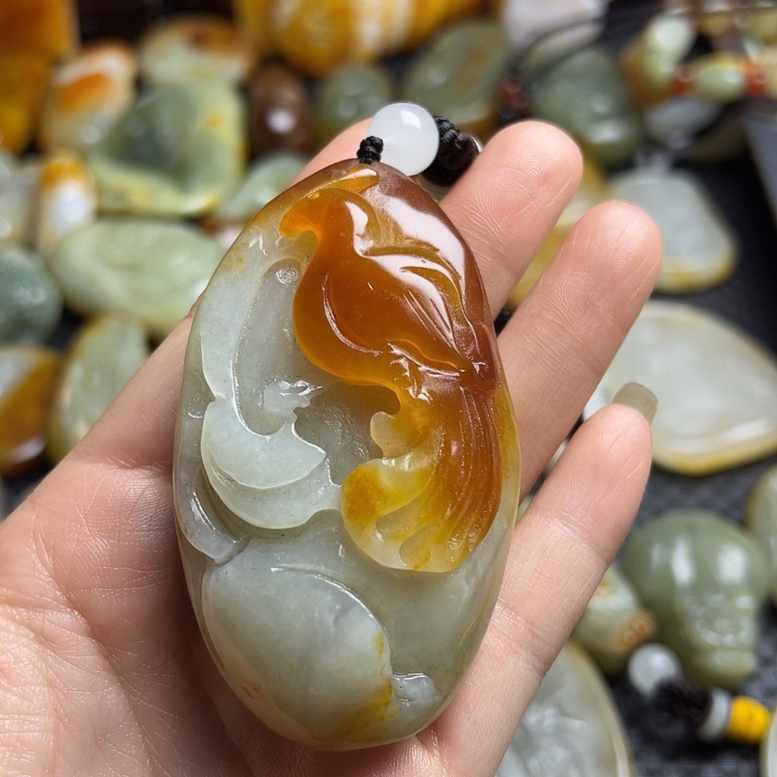 和田玉把件未镶嵌