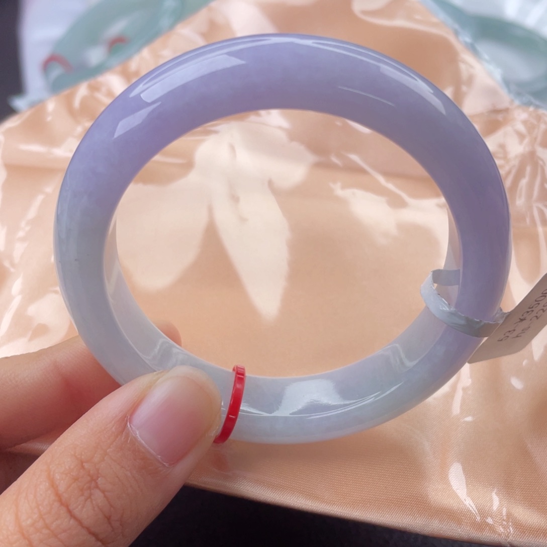 翡翠手镯未镶嵌5253正圈