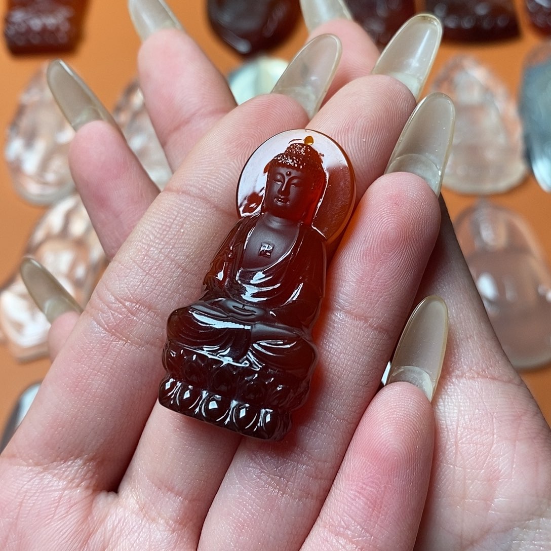 b***?玛瑙/玉髓未镶嵌颈饰