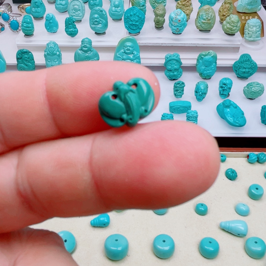 绿松石未镶嵌吊坠(不含链)