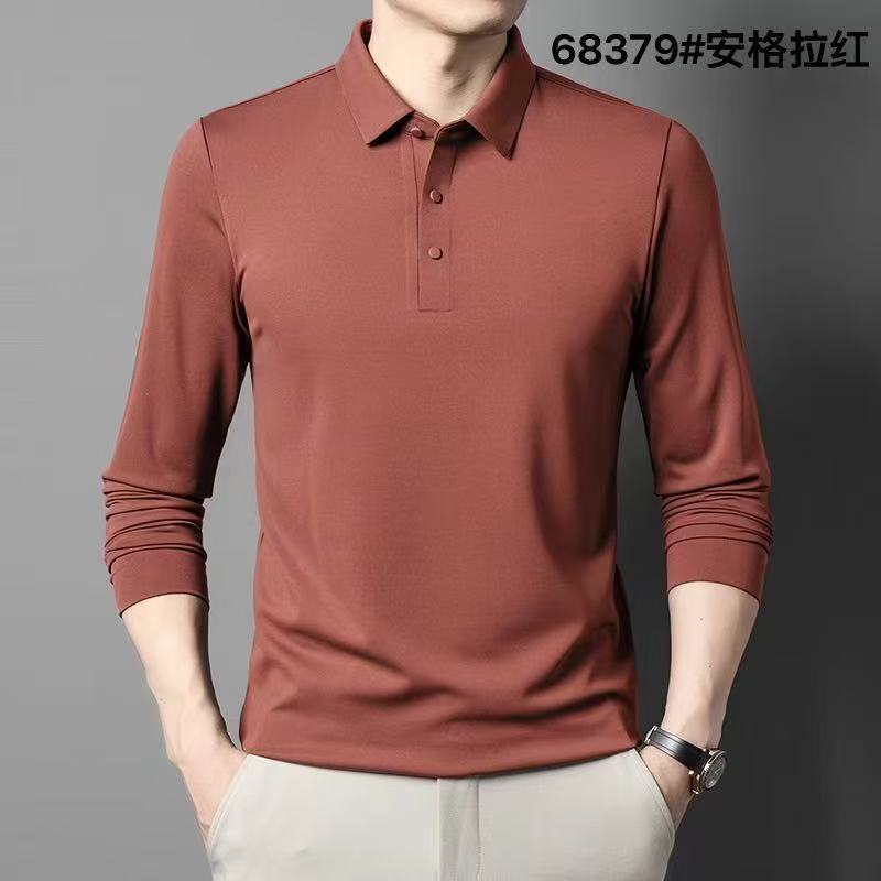 68379男士福利款Polo衫polo长袖上衣秋季男装