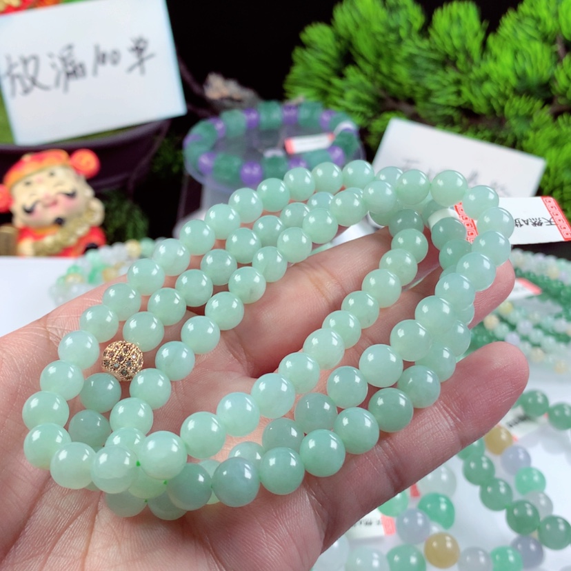 【闪购商品】翡翠毛衣链未镶嵌远*