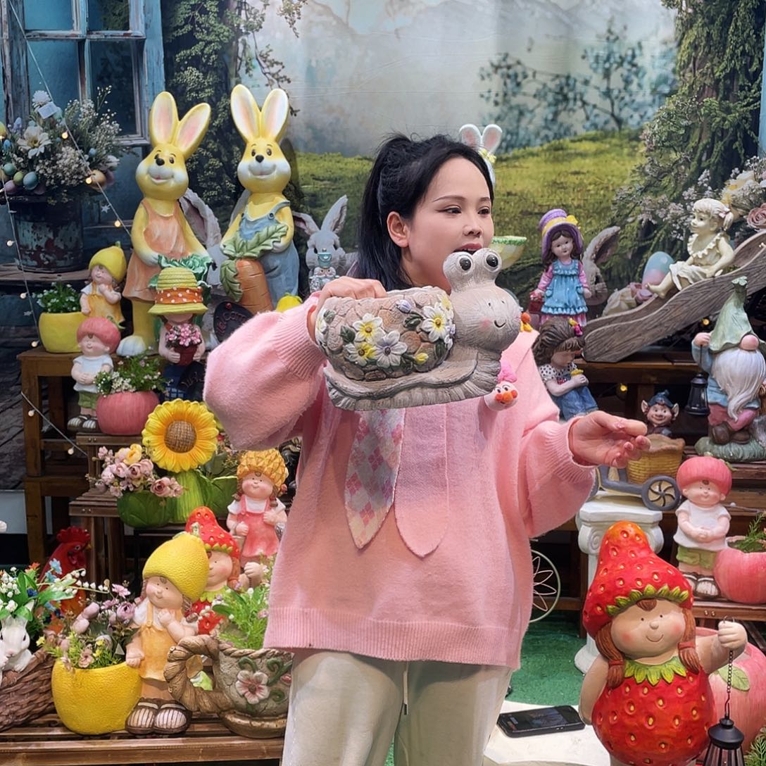 摆件花园摆件红红火火