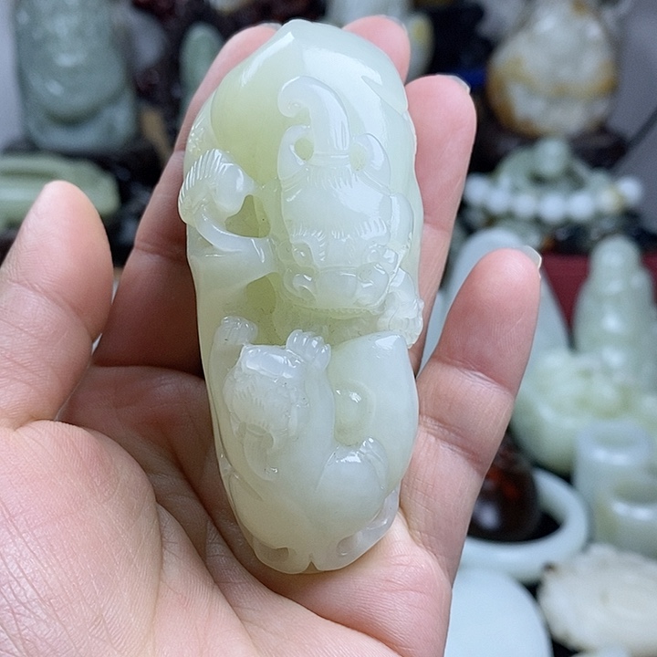 和田玉挂件未镶嵌