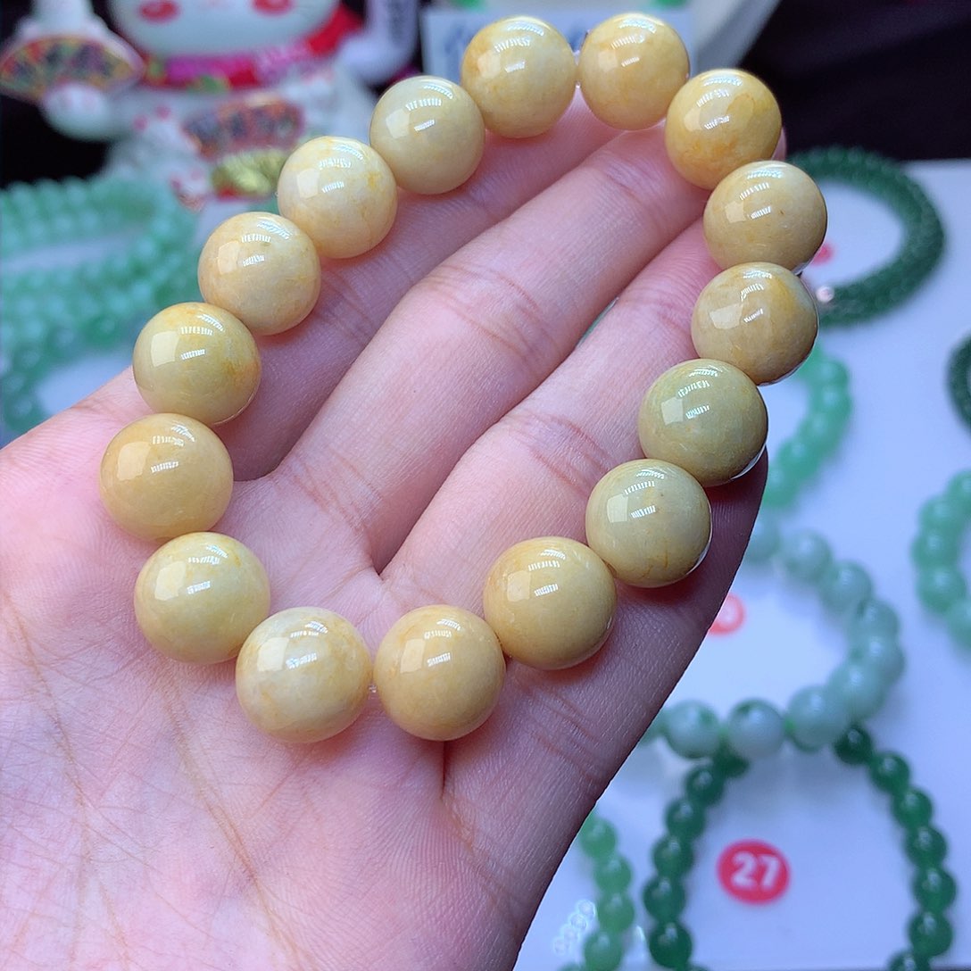 翡翠毛衣链未镶嵌