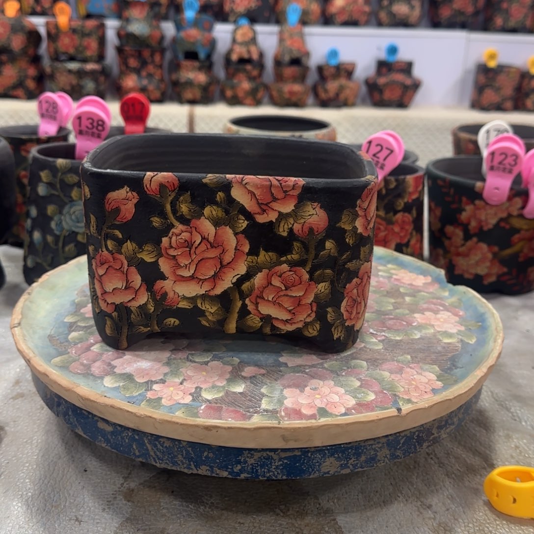 原***呀无纺布精品多肉花盆花瓶