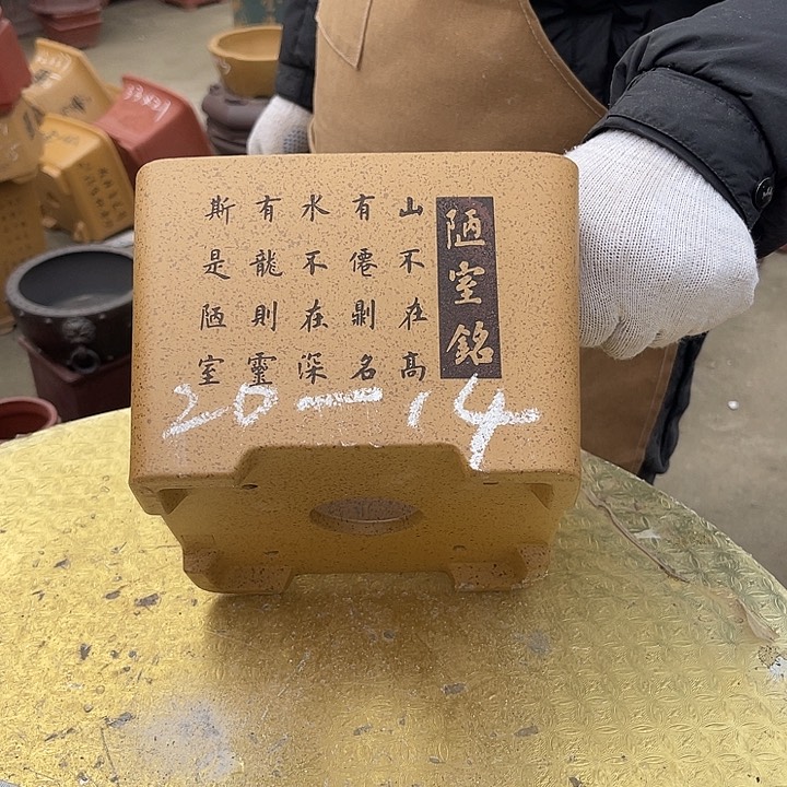 紫砂花盆紫砂等传统