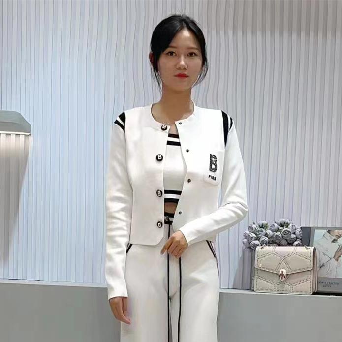 5616新中式设计师小香风修身显瘦减龄针织薄款气质轻奢名媛上衣