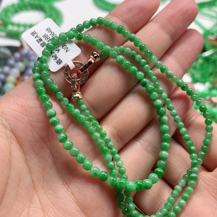 翡翠未镶嵌手链翡翠