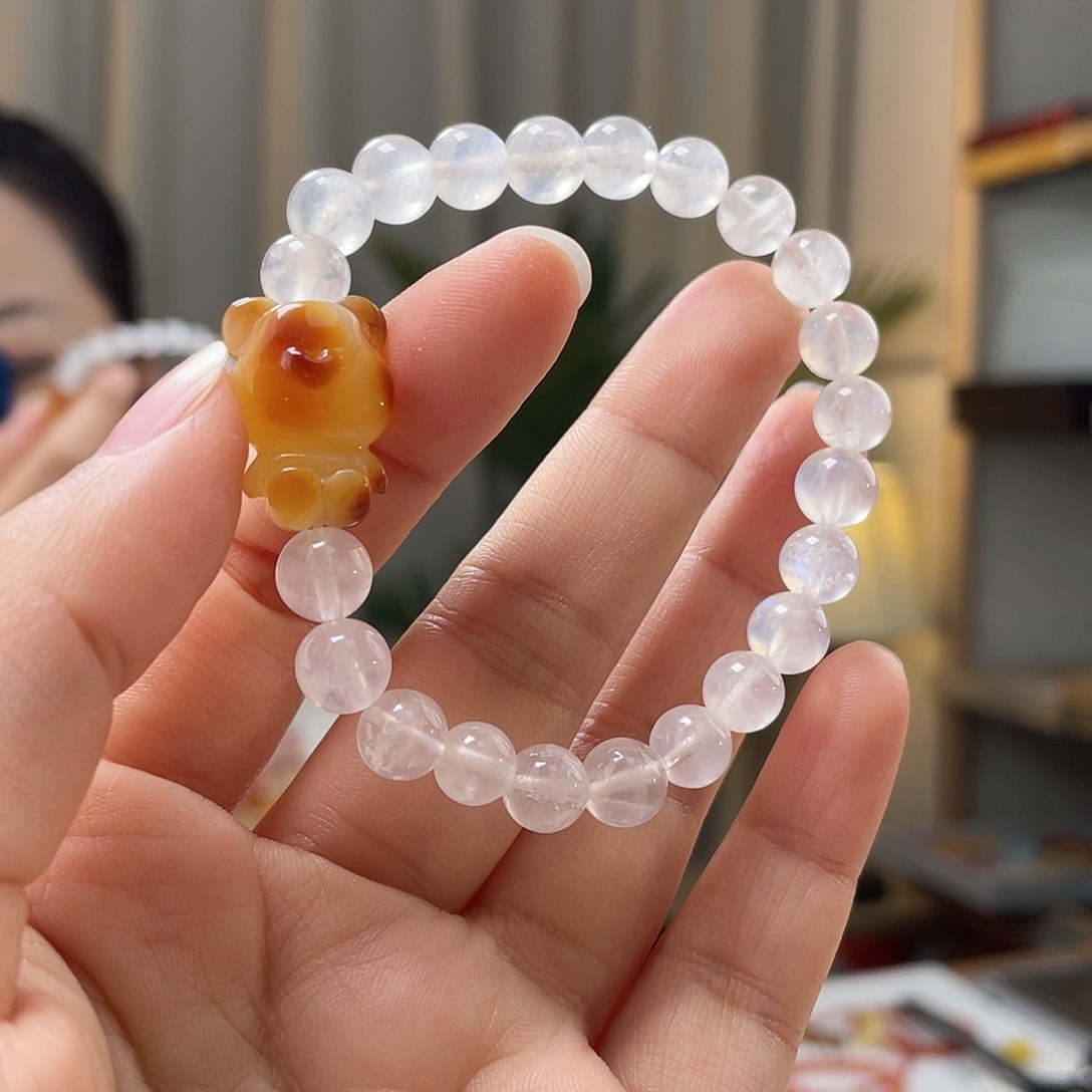 琥珀手链未镶嵌蜜蜡手串