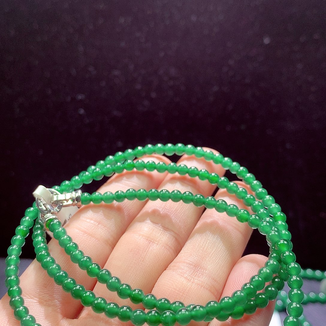 翡翠手链未镶嵌项链