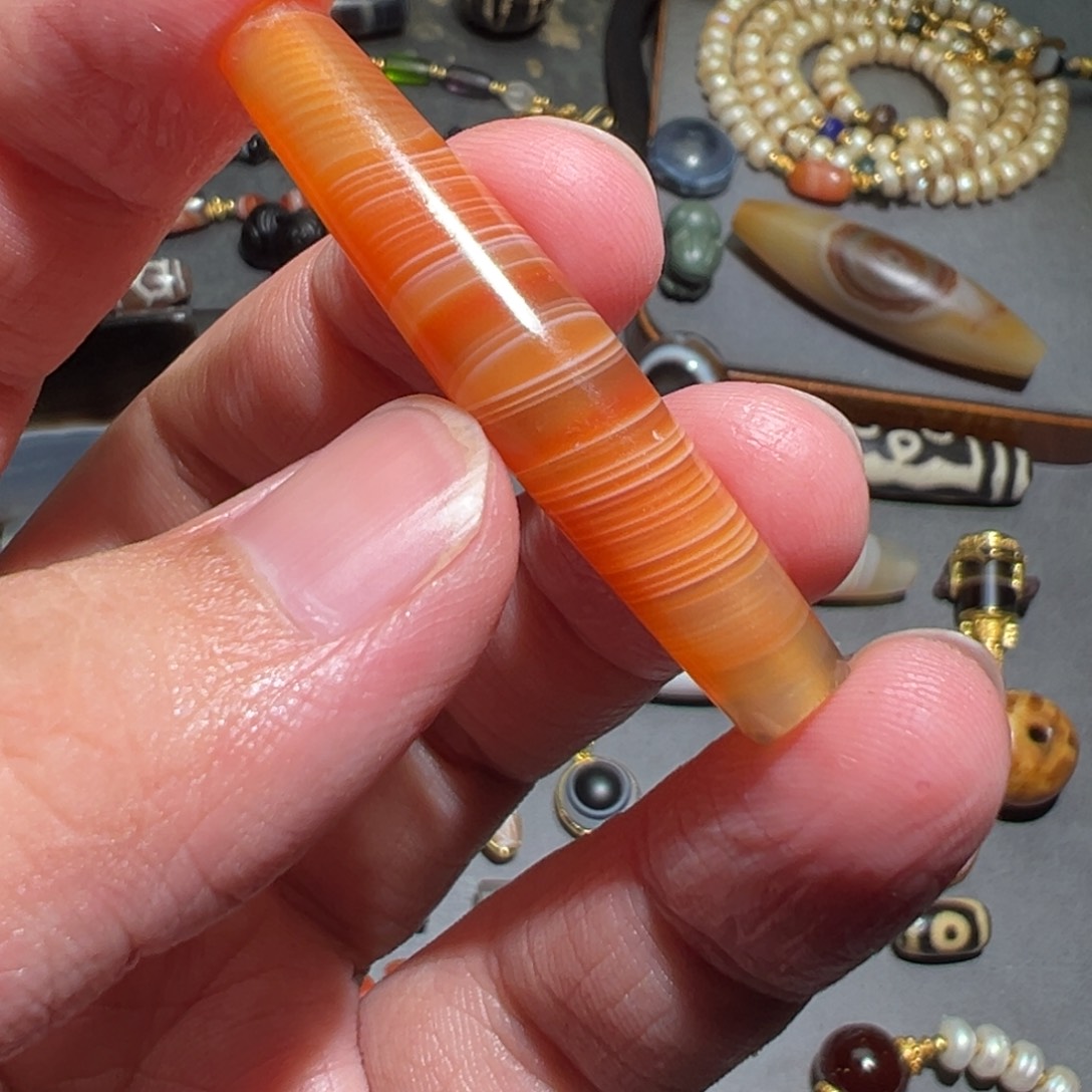 金***水玛瑙/玉髓未镶嵌颈饰