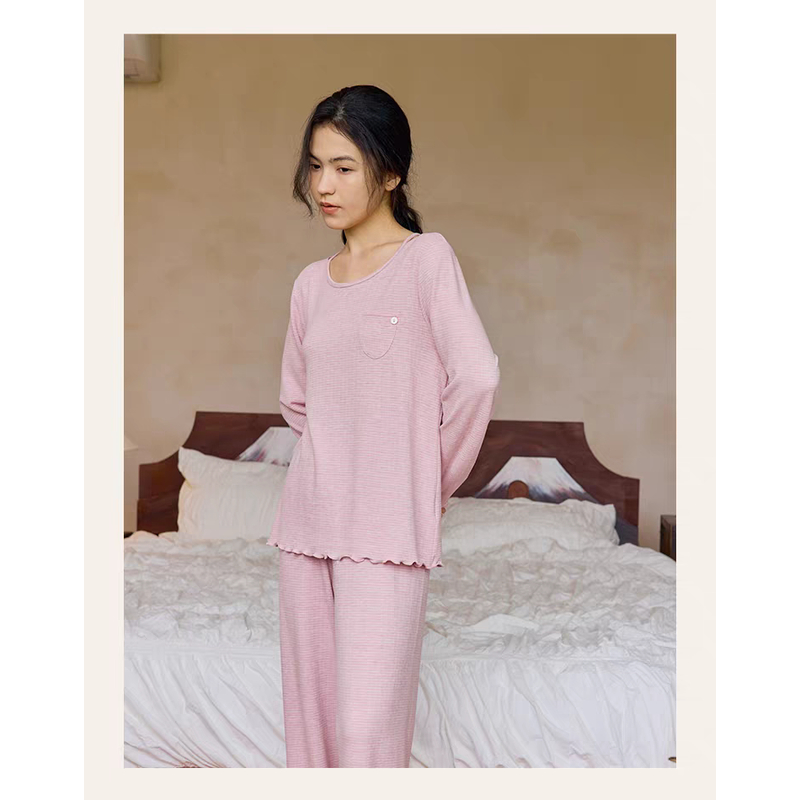 【蟲子姐姐专属】朵朵可可 252-190 睡衣女25秋冬针织家居服套装