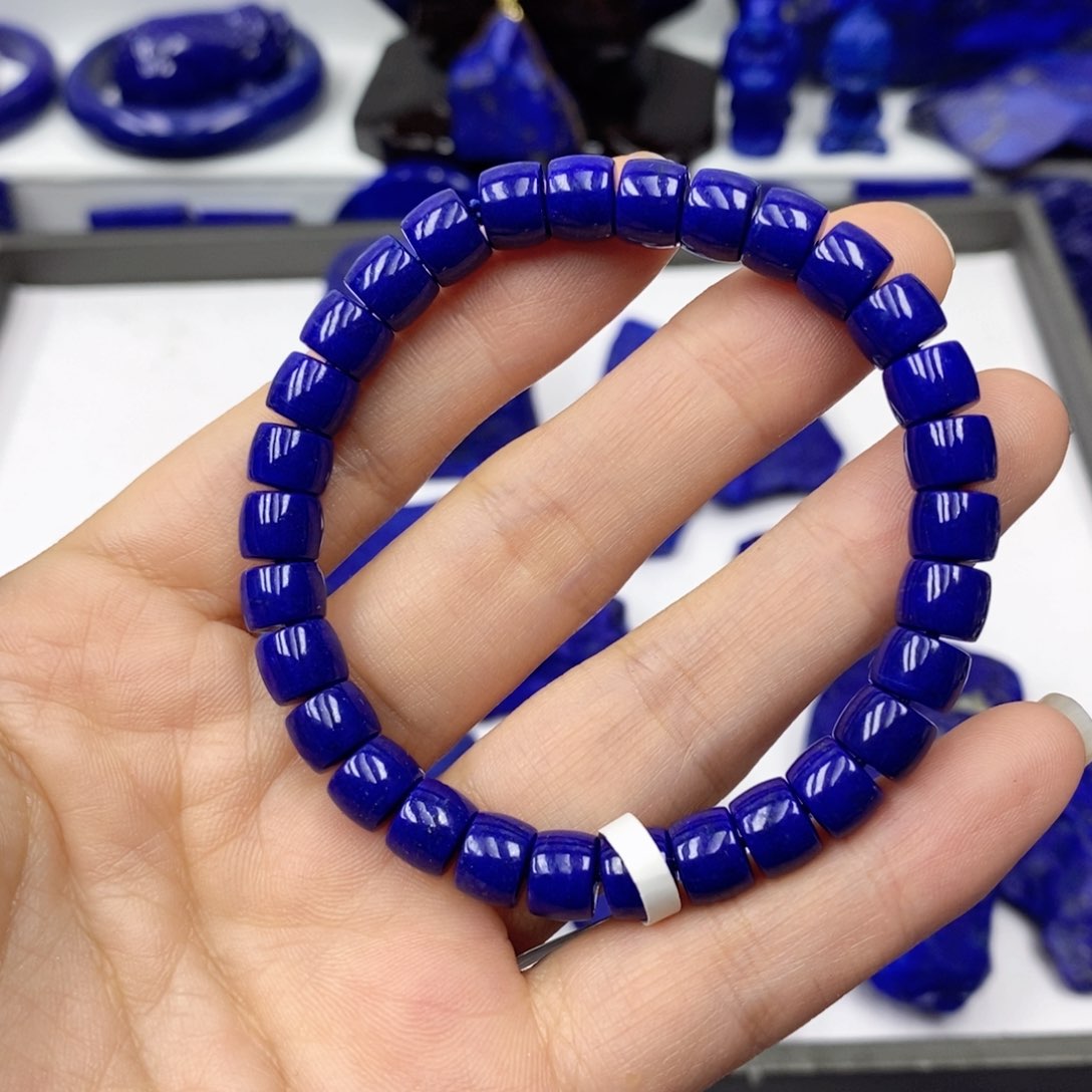 青金石手链未镶嵌