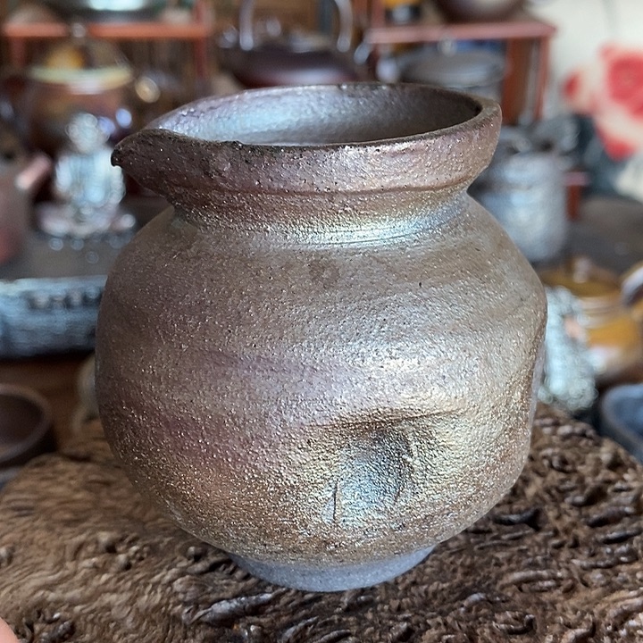 我***我建水紫陶柴烧茶器，开播福利