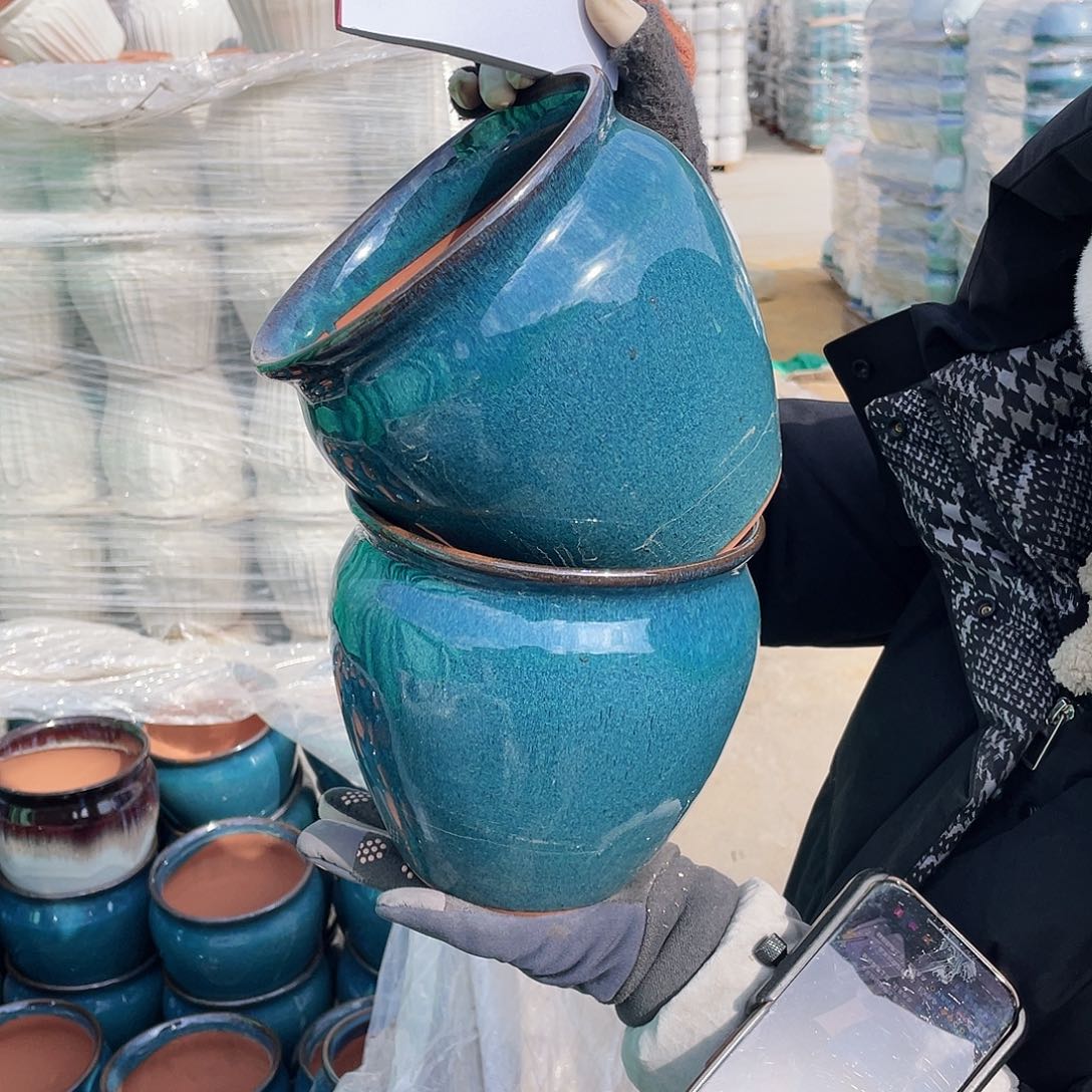 红陶王嫂花盆0207-736