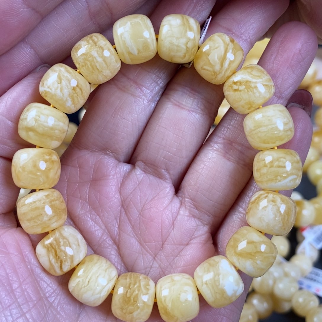 蜜蜡裸石未镶嵌13➕虎皮千层雪