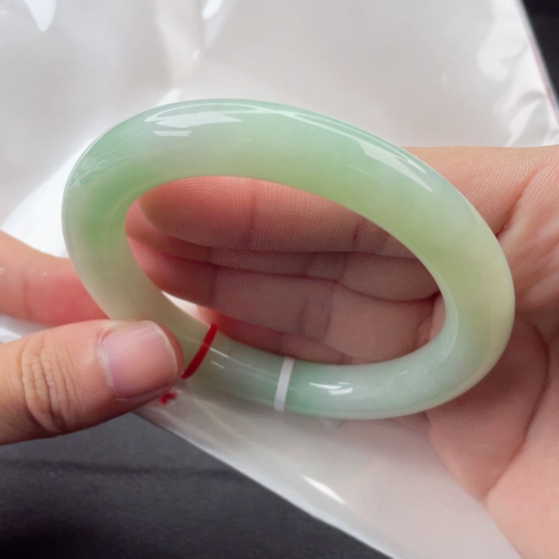 翡翠手镯未镶嵌圆条59