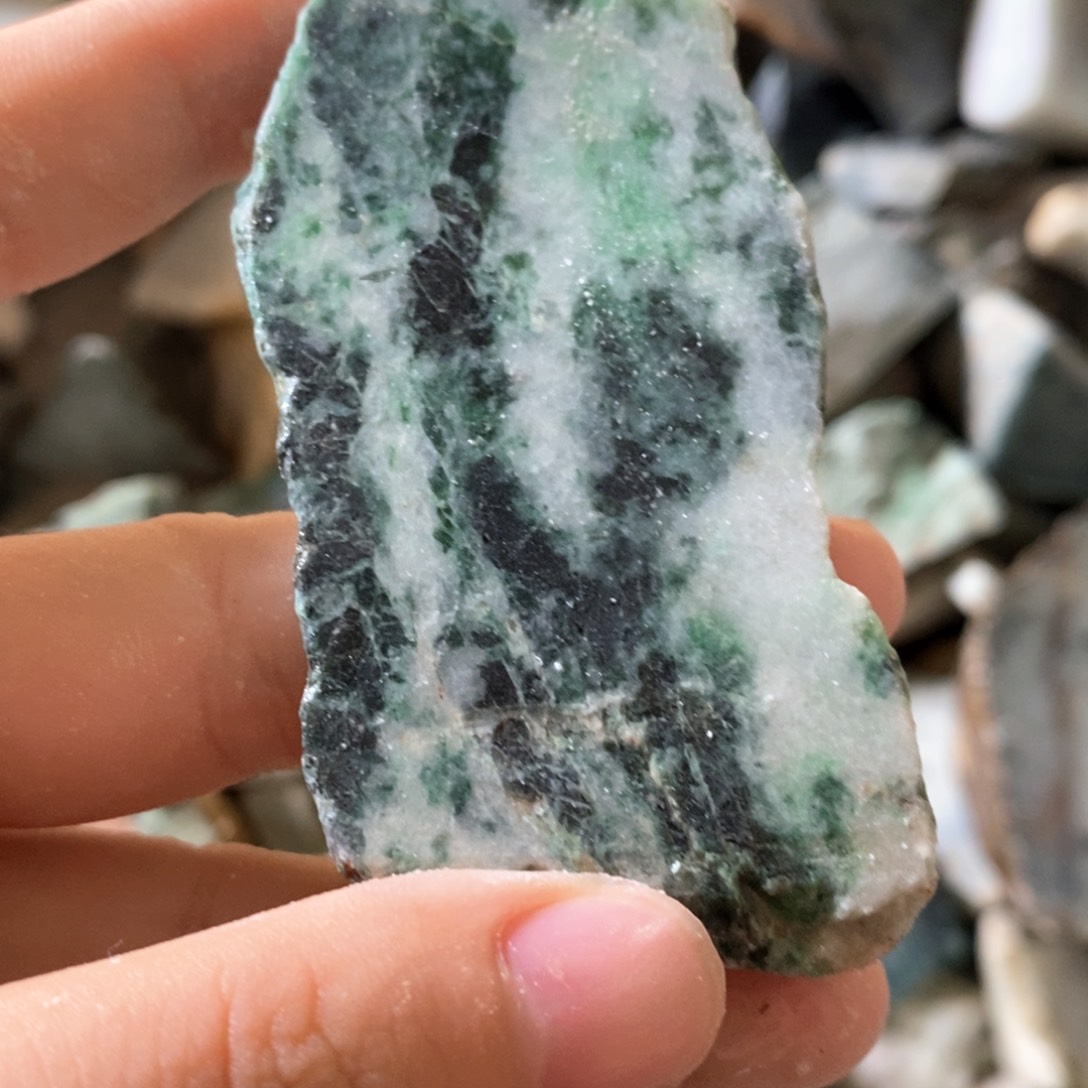 颈饰未镶嵌翡翠天然翡翠